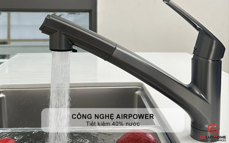 VÒI RỬA CHÉN BÁT KONOX KIRA GUN METAL GUNMETAL 8