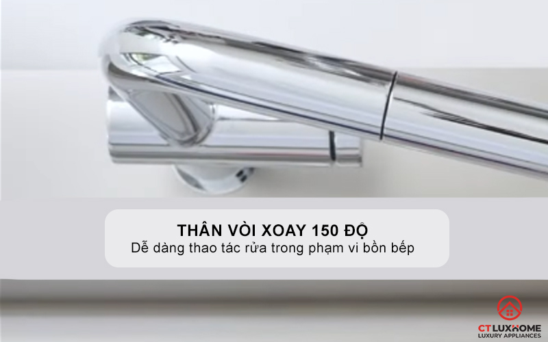 VÒI RỬA CHÉN BÁT DÂY RÚT KONOX STREAM SMART CHROME  STREAMSMARTCHROME 4