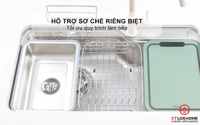 CHẬU RỬA MINI KONOX COLANDER SMART CD500  4