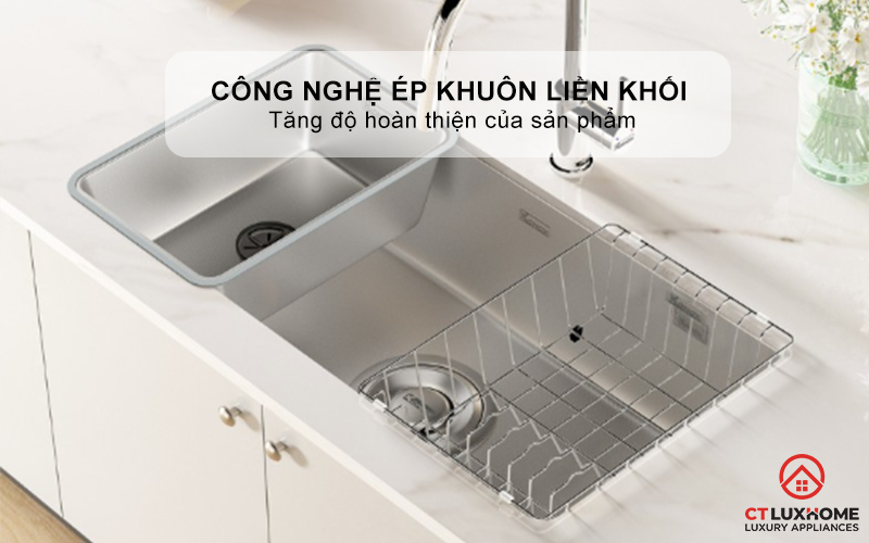 CHẬU RỬA BÁT 1 HỐ CHỐNG XƯỚC KONOX DEKOR 800SU DEKOR800SU 6