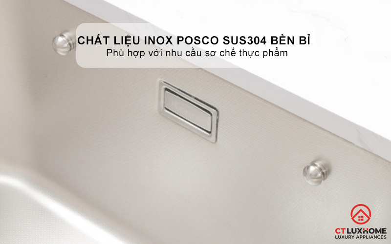 CHẬU RỬA BÁT INOX 1 HỐ CHỐNG XƯỚC KONOX DEKOR 8250TS DEKOR8250TS 2