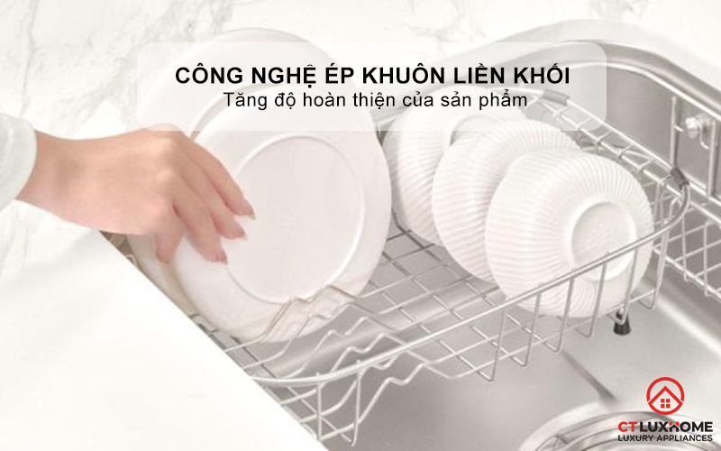 CHẬU RỬA BÁT INOX 1 HỐ CHỐNG XƯỚC KONOX DEKOR 8250TS DEKOR8250TS 6