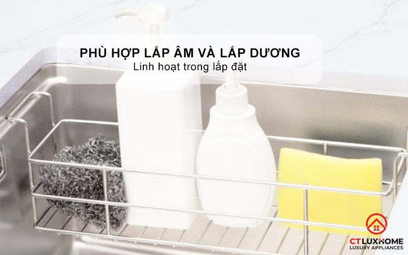 CHẬU RỬA BÁT CHỐNG XƯỚC KONOX LẮP ÂM JP8044SU-L JP8044SUL 11