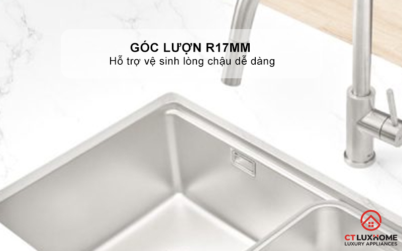 CHẬU RỬA BÁT CHỐNG XƯỚC KONOX LẮP ÂM JP8044SU-L JP8044SUL 5