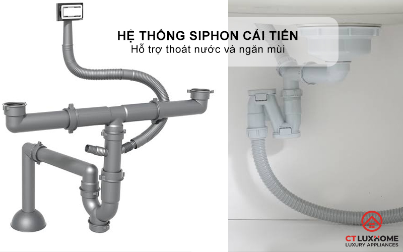 CHẬU RỬA BÁT CHỐNG XƯỚC KONOX LẮP ÂM JP8044SU-L JP8044SUL 8