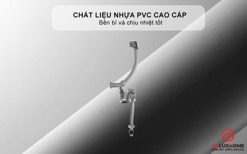 Chất liệu nhựa PVC cao cấp, bền bỉ và chịu nhiệt tốt