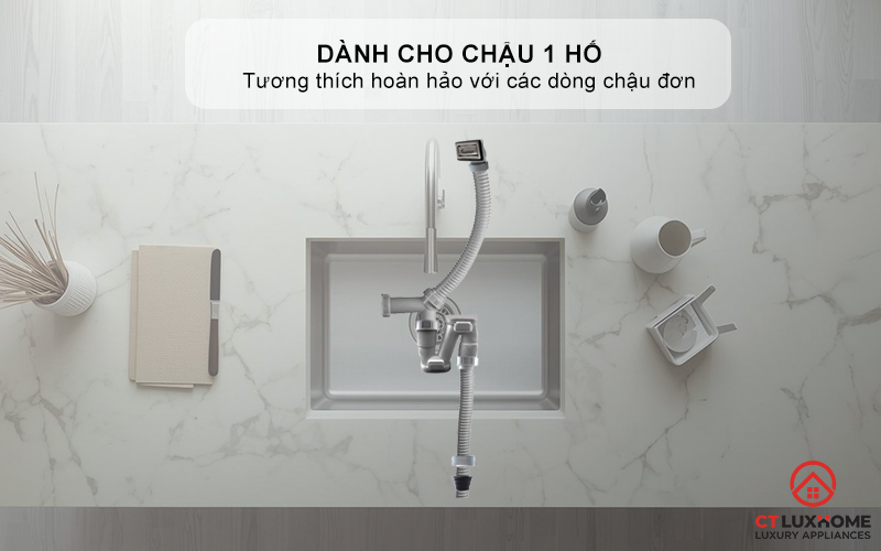 PD01 là siphon dành cho chậu 1 hố