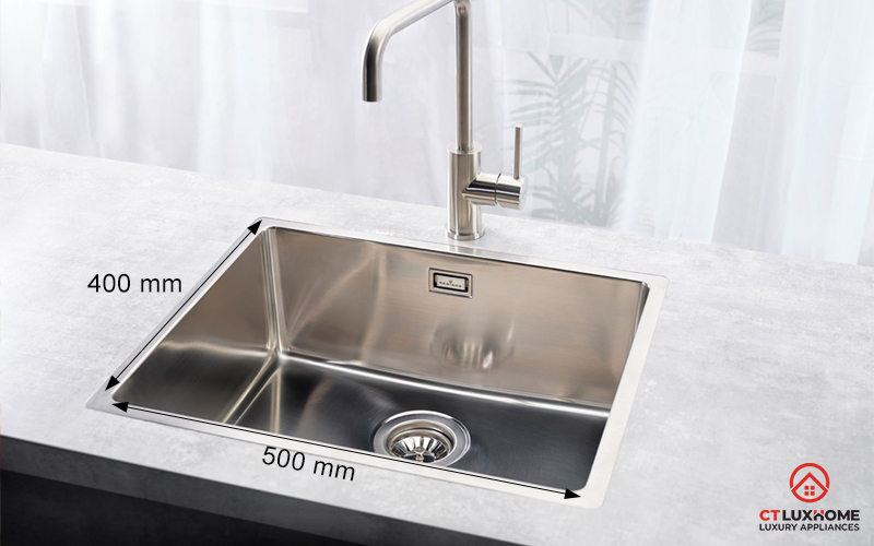 CHẬU RỬA BÁT MỘT HỐ INOX REGINOX HOUSTON 50x40 R32855​ 5