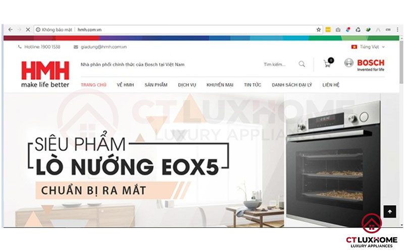 Trang chủ Website HMH Việt Nam.