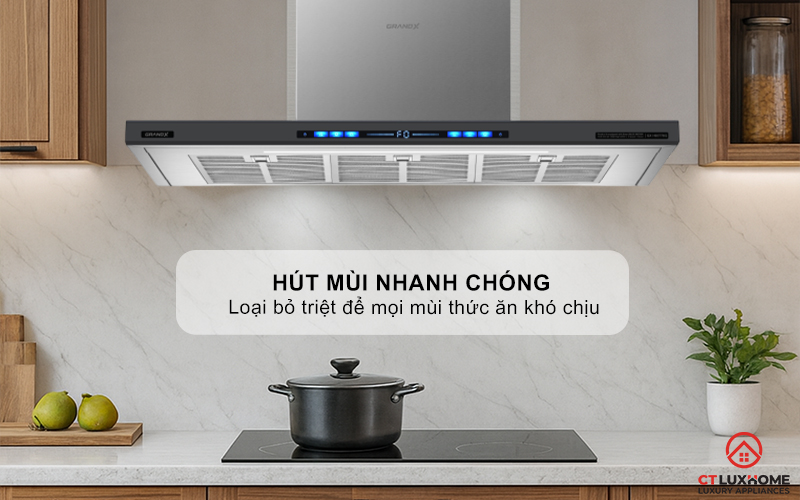 MÁY HÚT MÙI ÁP TƯỜNG GRANDX GX H70T78B NGANG 70CM GXH70T78B 2