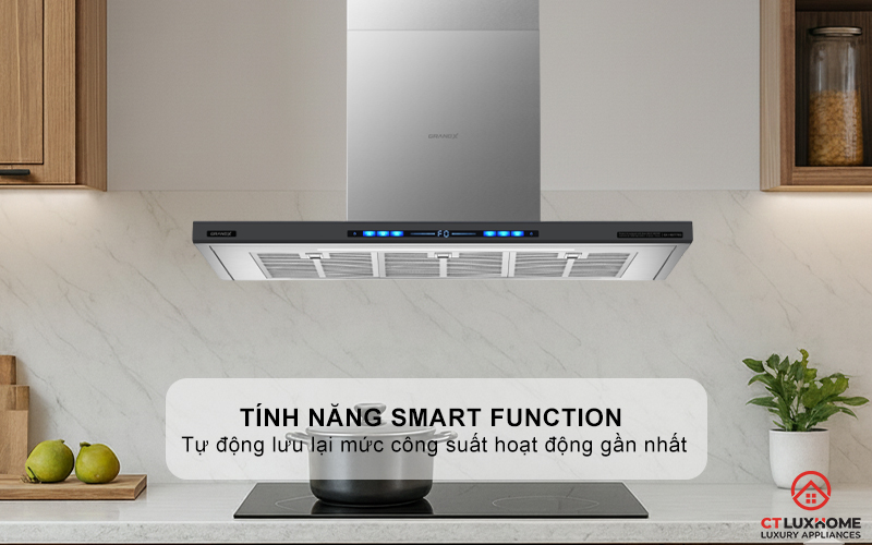 MÁY HÚT MÙI ÁP TƯỜNG GRANDX GX H70T78B NGANG 70CM GXH70T78B 8