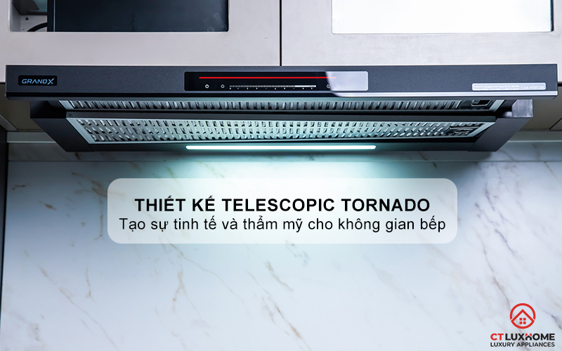 MÁY HÚT MÙI KÉO RÚT GRANDX GX H70F72B NGANG 70CM GXH70F72B 1