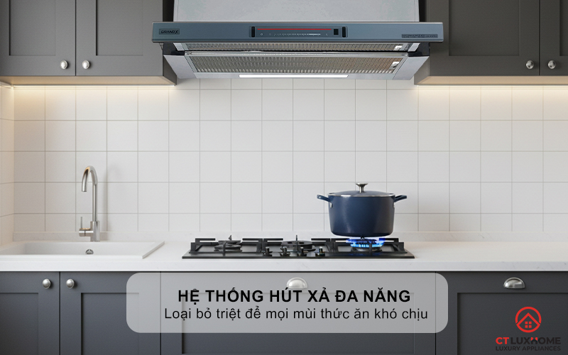 MÁY HÚT MÙI KÉO RÚT GRANDX GX H70F72G NGANG 70CM GXH70F72G 10