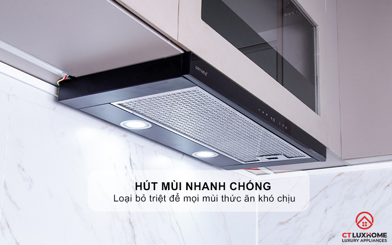 MÁY HÚT MÙI KÉO RÚT GRANDX GX H70F58B NGANG 70CM GXH70F58B 2