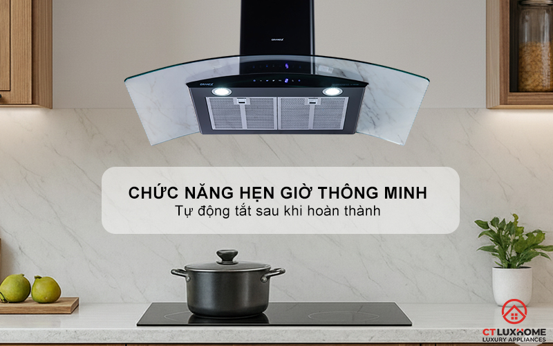 MÁY HÚT MÙI KÍNH CONG GRANDX GX H90C62B NGANG 90CM GXH90C62B 11