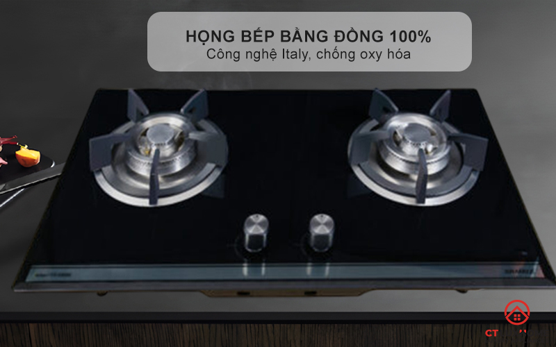 BẾP GA ÂM 2 VÙNG NẤU GRANDX GX GS288 GXGS288 6