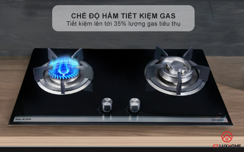 BẾP GA ÂM 2 VÙNG NẤU GRANDX GX GS288 GXGS288 7