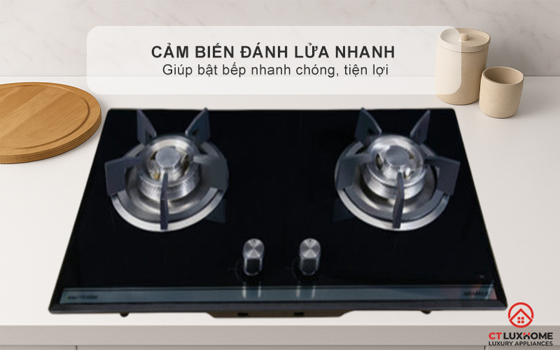 BẾP GA ÂM 2 VÙNG NẤU GRANDX GX GS288 GXGS288 9