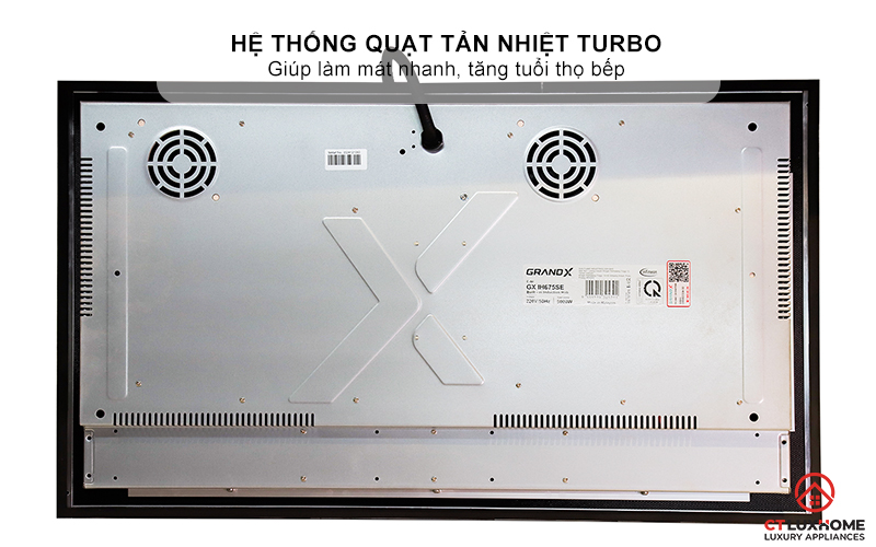 BẾP TỪ 2 VÙNG NẤU GRANDX SERIAL 6 GX IH675SE GXIH675SE 6