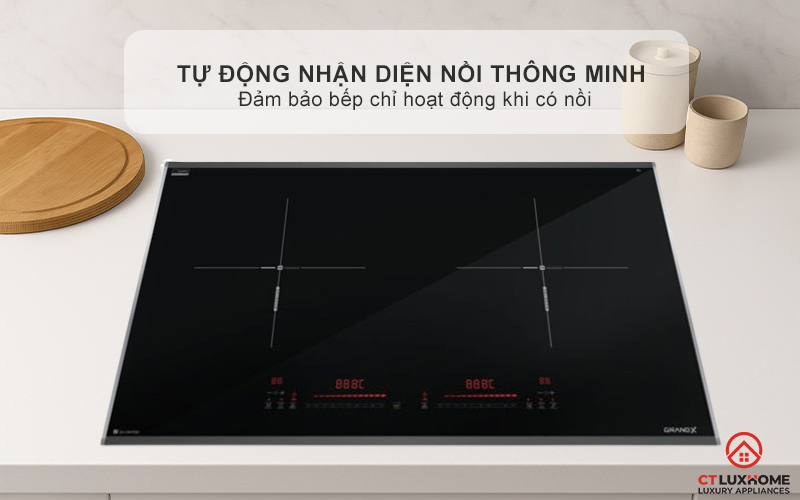 BẾP TỪ 2 VÙNG NẤU GRANDX SERIAL 6 GX IH675SE GXIH675SE 7