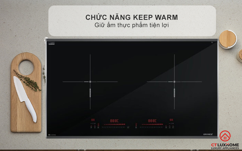 BẾP TỪ 2 VÙNG NẤU GRANDX SERIAL 6 GX IH675SE GXIH675SE 9