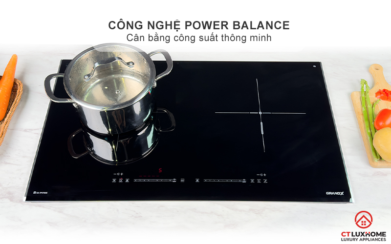 BẾP TỪ 2 VÙNG NẤU GRANDX SERIAL 6 GX IP676SE GXIP676SE 11