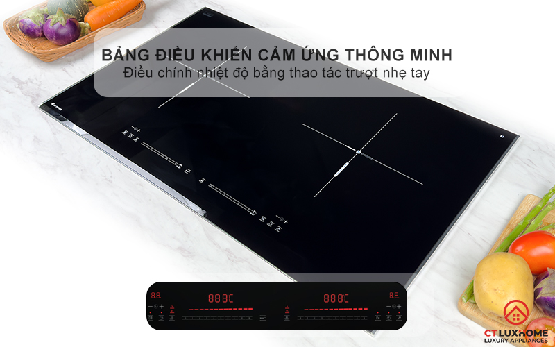 BẾP TỪ 2 VÙNG NẤU GRANDX SERIAL 6 GX IP676SE GXIP676SE 4