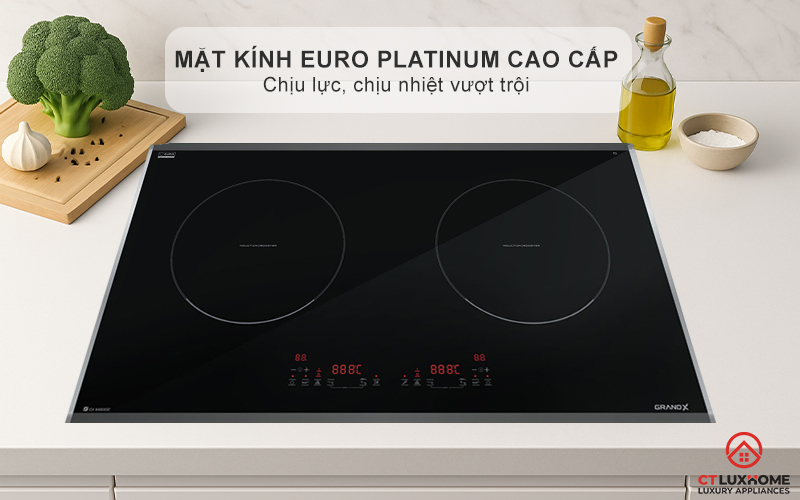 BẾP TỪ 2 VÙNG NẤU GRANDX SERIAL 6 GX IH668SE GXIH668SE 2