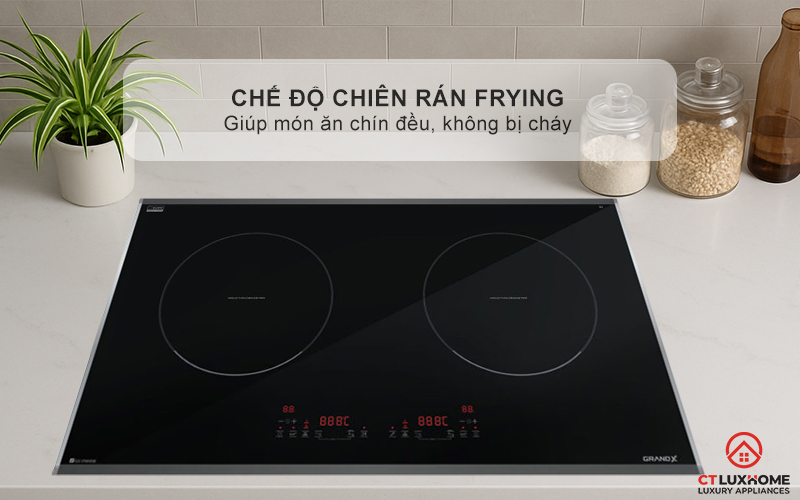 BẾP TỪ 2 VÙNG NẤU GRANDX SERIAL 6 GX IP669SE GXIP669SE 10