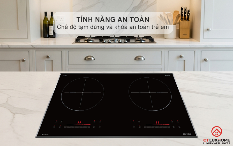 BẾP TỪ 2 VÙNG NẤU GRANDX SERIAL 6 GX IH618SE GXIH618SE 14