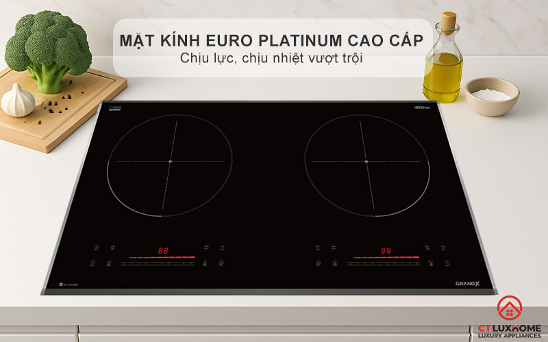 BẾP TỪ 2 VÙNG NẤU GRANDX SERIAL 6 GX IH618SE GXIH618SE 2