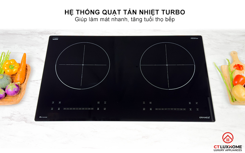 BẾP TỪ 2 VÙNG NẤU GRANDX SERIAL 6 GX IH618SE GXIH618SE 6
