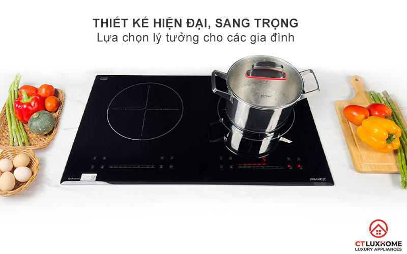 BẾP TỪ 2 VÙNG NẤU GRANDX SERIAL 6 GX IH615SE GXIH615SE 1