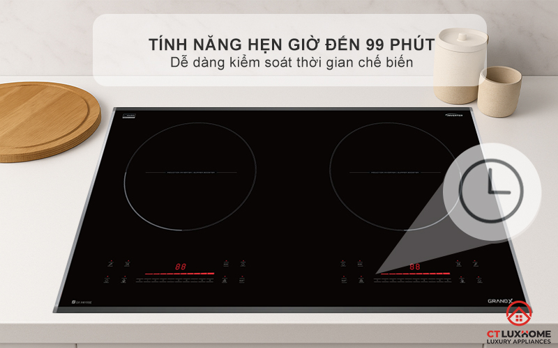BẾP TỪ 2 VÙNG NẤU GRANDX SERIAL 6 GX IH615SE GXIH615SE 13