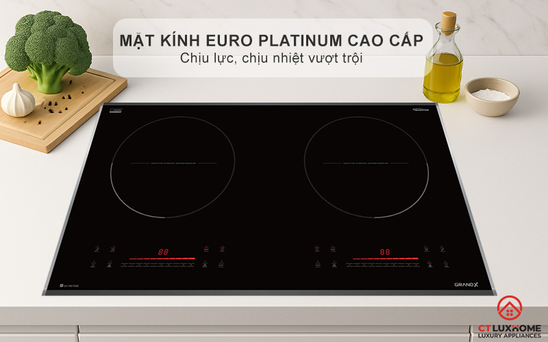 BẾP TỪ 2 VÙNG NẤU GRANDX SERIAL 6 GX IH615SE GXIH615SE 2
