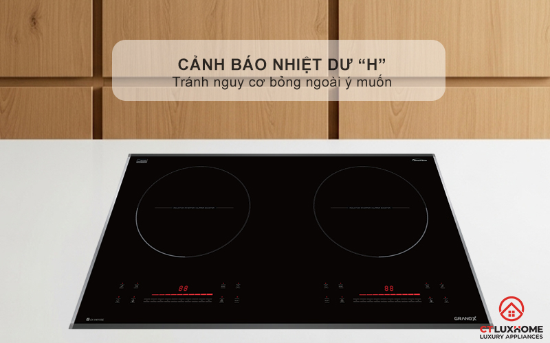 BẾP TỪ 2 VÙNG NẤU GRANDX SERIAL 6 GX IH615SE GXIH615SE 8