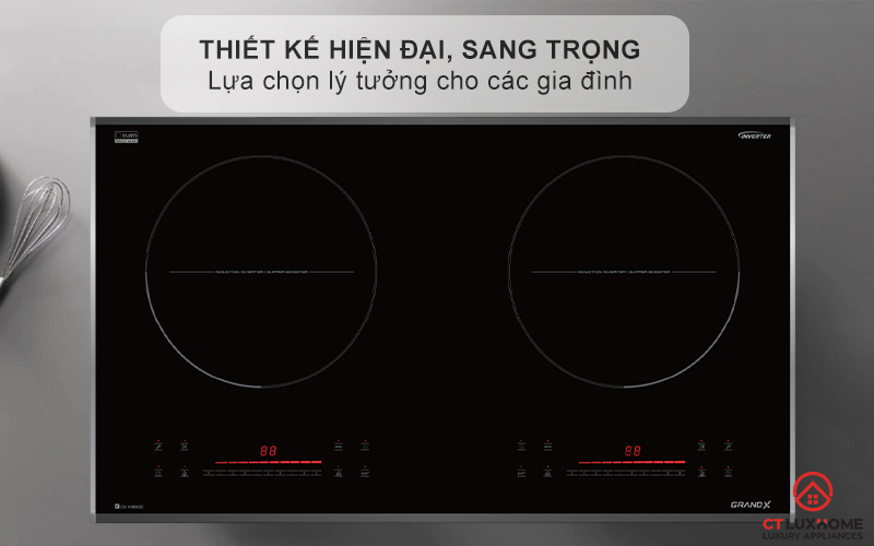 BẾP TỪ 2 VÙNG NẤU GRANDX SERIAL 6 GX IH686SE GXIH686SE 1