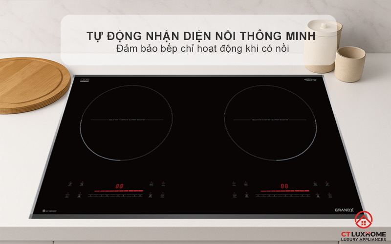 BẾP TỪ 2 VÙNG NẤU GRANDX SERIAL 6 GX IH686SE GXIH686SE 7