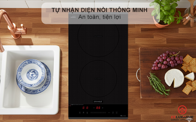 BẾP TỪ DOMINO 2 VÙNG NẤU GRANDX SERIAL 6 GX ID505 GXID505 7