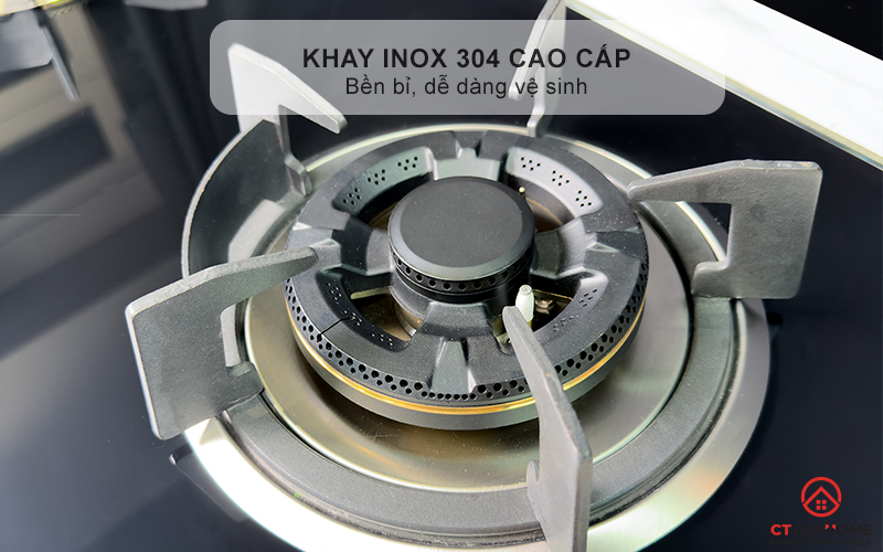 BẾP GA ÂM 2 VÙNG NẤU GRANDX GX GS286 GXGS286 4