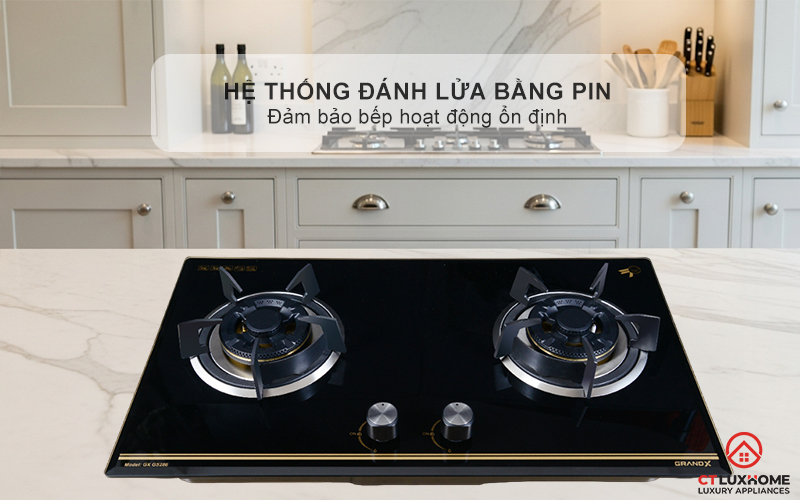 BẾP GA ÂM 2 VÙNG NẤU GRANDX GX GS286 GXGS286 8