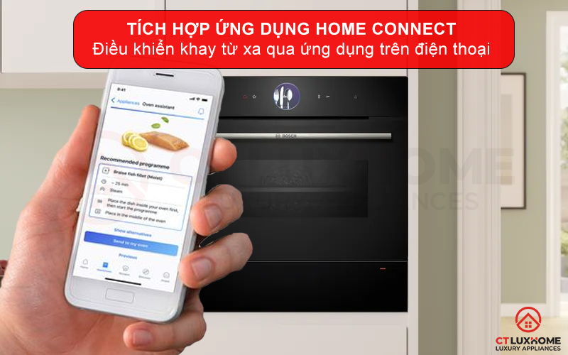 KHAY GIỮ ẤM THỨC ĂN ÂM TỦ BOSCH BIC7101B1 SERIE 8 7