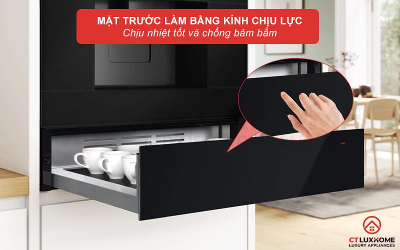 KHAY GIỮ ẤM THỨC ĂN ÂM TỦ BOSCH BIC7101B1 SERIE 8 3