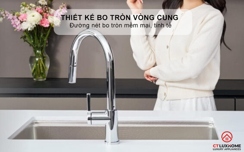 VÒI RỬA BÁT DÂY RÚT KONOX NÓNG LẠNH ALTO SMART CHROME ALTOSMARTCHROME 1