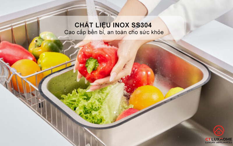 CHẬU RỬA CHÉN BÁT KONOX CHỐNG XƯỚC WORKSTATION SINK DEKOR 8048SU DEKOR8048SU 2