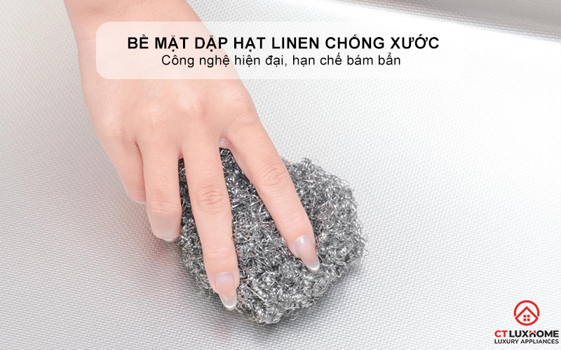 CHẬU RỬA BÁT INOX 1 HỐ CHỐNG XƯỚC DEKOR JP8044SU-R JP8044SUR 3