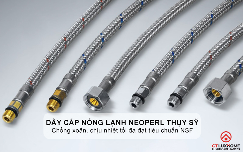 VÒI RỬA BÁT DÂY RÚT KONOX NÓNG LẠNH LUMO SMART CHROME LUMOSMARTCHROME 8