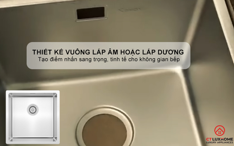 CHẬU RỬA CHÉN BÁT KONOX TARI 400SM FULL TARI400SMFULL 1