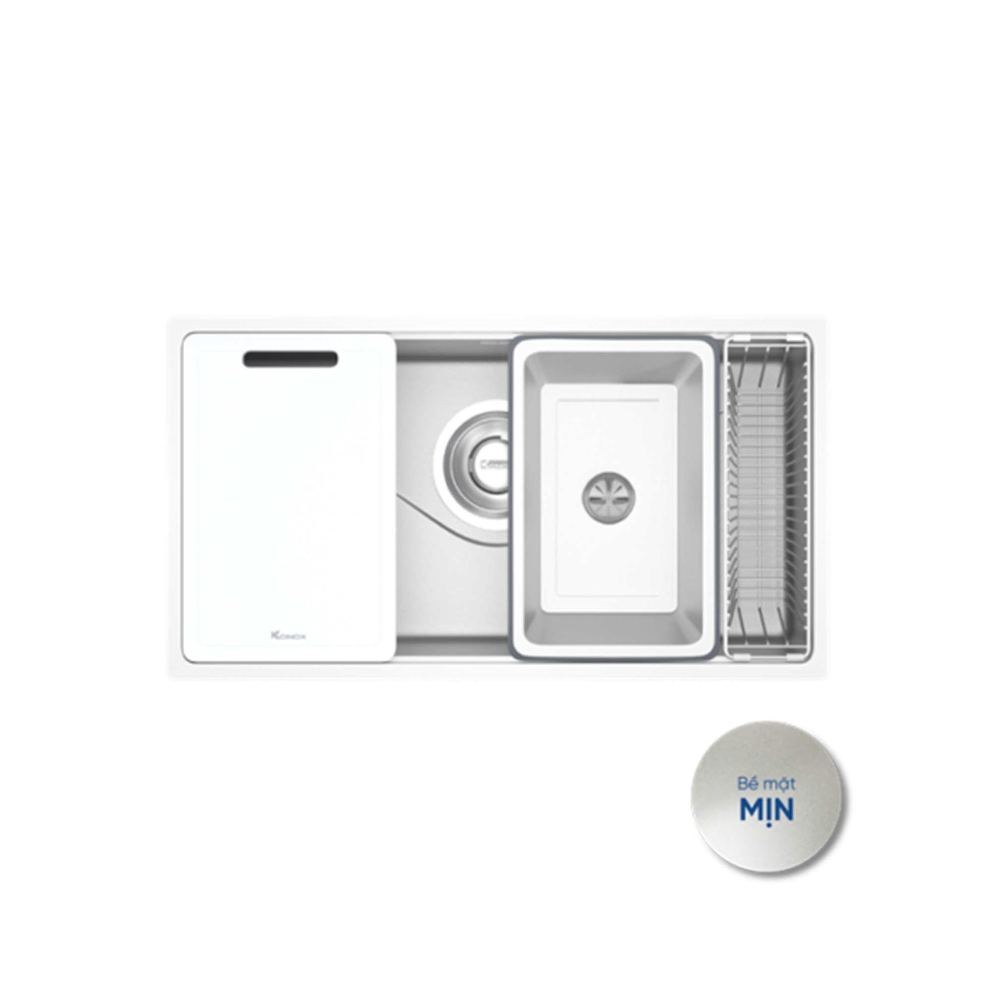 CHẬU RỬA CHÉN BÁT KONOX TARI 7648SM TARI7648SM