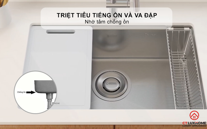 CHẬU RỬA CHÉN BÁT KONOX TARI 7648SM TARI7648SM 8